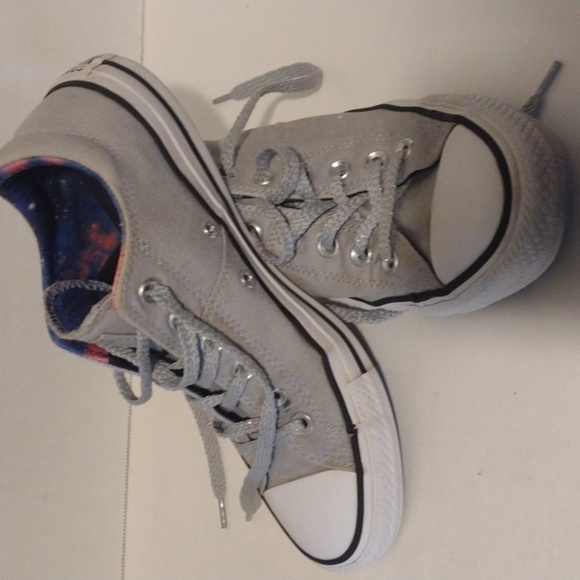 CONVERSE Gray reverse Galaxy size 8 and 1/2 women's - Picture 1 of 12